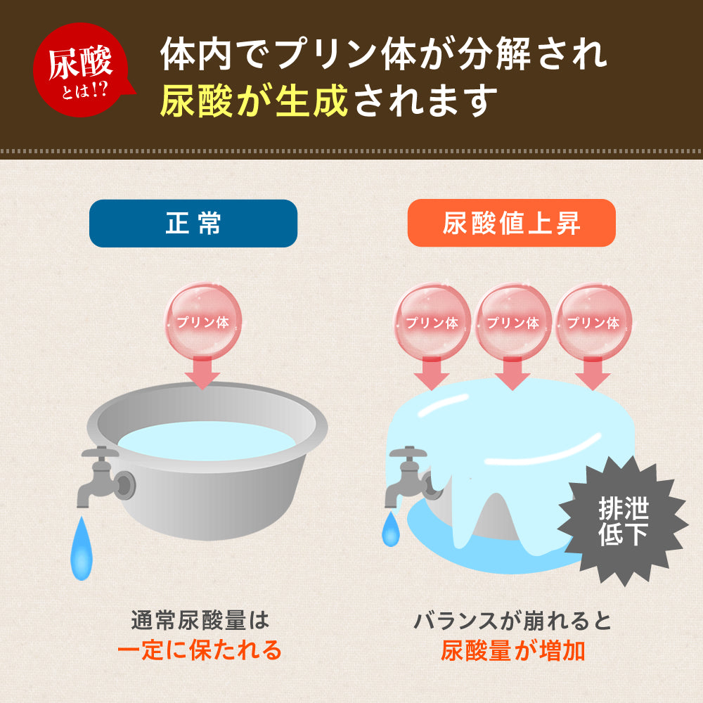尿酸値対策トリプル60粒入り